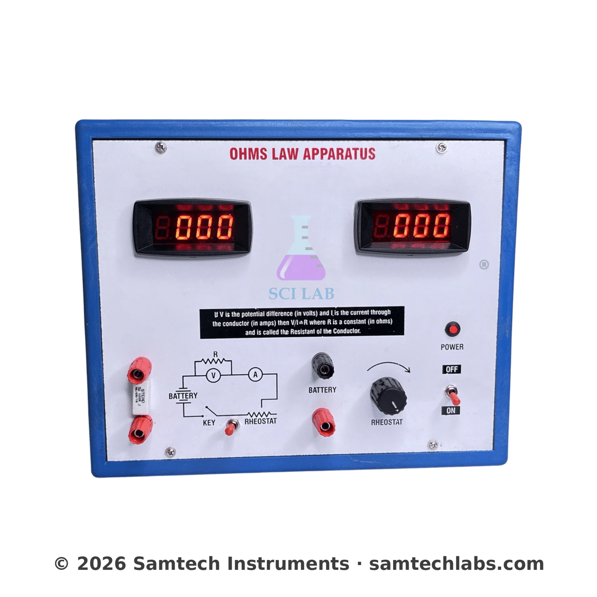 Digital Ohms Law Apparatus 5 watts